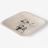 Spooky Kleine Paar Papieren Bordje (Gebogen)