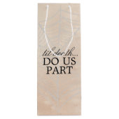 Spooky Kleine Paar Wijn Cadeautas (Achterkant)