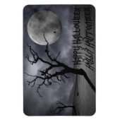 Spooky Landscape Halloween Magneet (Verticaal)