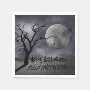 Spooky Landscape Halloween Servetten