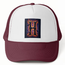 Spooky Letter H Men's Tee Shirt