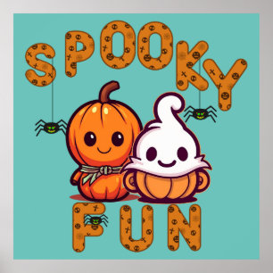 Spooky leuke vrienden poster