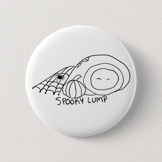 Spooky Lump Ronde Button 5,7 Cm (Voorkant)