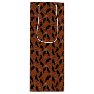 Spooky maanverlichte kraaien delen oogbolsnack wijn cadeautas