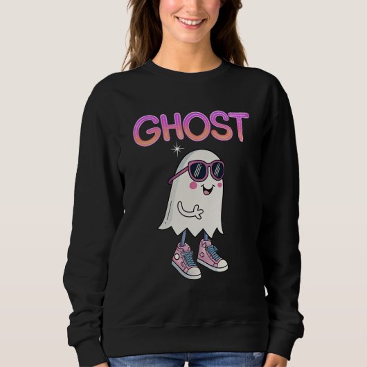 Spooky maar cool Ghost T-shirt (Voorkant)