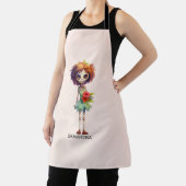 Spooky Maar Schattigee Zombie Kind - Schattige Mac Schort (Insitu)