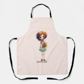 Spooky Maar Schattigee Zombie Kind - Schattige Mac Schort (Voorkant)