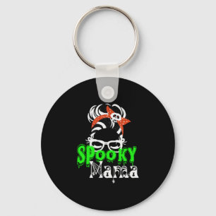 Spooky Mama, Halloween Grappig, Spooky, Halloween Sleutelhanger