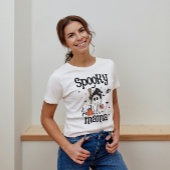Spooky Mama Halloween - Schattigee geest, kat en p T-shirt