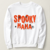 Spooky Mama Halloween sweatshirt, spooky season Trui (Design voorkant)