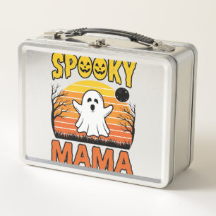 Spooky Mama Vintage Ghost Halloween Shirt Design_1