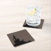 Spooky Mansion Halloween Paper Onderzetter (Insitu)