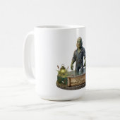 Spooky Mechanic Swamp Creature Funny Halloween Mug (Devant gauche)