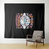 Spooky medische assistent Schattige Halloween Esse Wandkleed (In Situ (horizontaal))