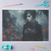 Spooky Meisje 4 Decoupage Papier (Craft)