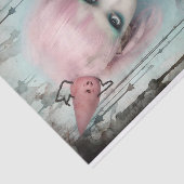 Spooky Meisje 8 Decoupage Papier (Detail)