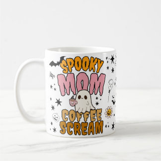 Spooky Mom Coffee Scream Mok - 11oz