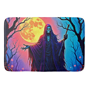 Spooky Moon Death's Call Design Badmat