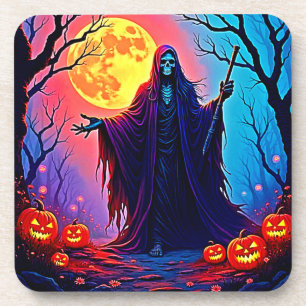 Spooky Moon Death's Call Design Bier Onderzetter