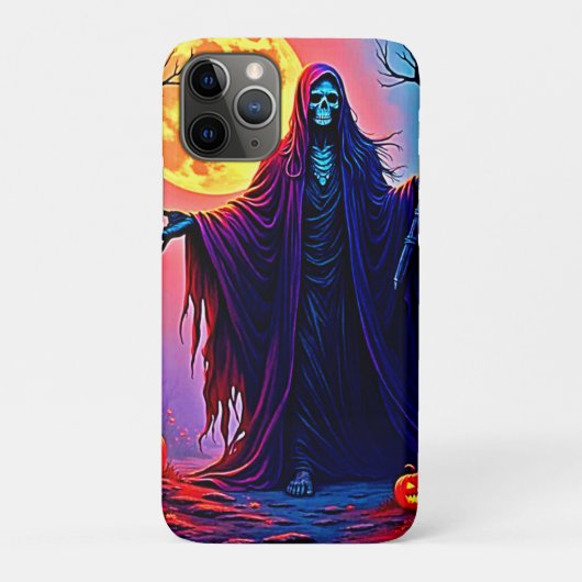 Spooky Moon Death's Call Design Case-Mate iPhone Case (Achterkant)