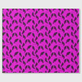 Spooky Moonlit Kraaien Share Eyeball Snack Gothic Cadeaupapier (Vlak)