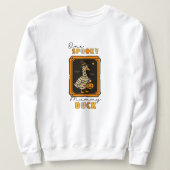 Spooky Mummy Duck Women’s Halloween Sweatshirt | F (Design devant)