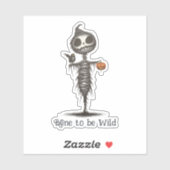 Spooky Mummy Scarecrow Sticker (Vel)