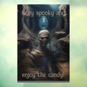Spooky Mummy's Lair Tapestry Raamsticker (Vel 3)
