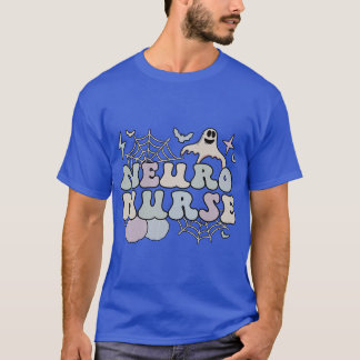 Spooky Neuro Zurse Halloween Neurologie Verpleegku T-shirt