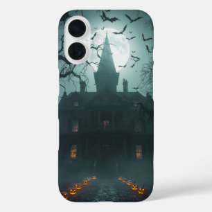 Spooky Night beroemd gemaakt door Jack-o'-Lanterns iPhone 16 Hoesje