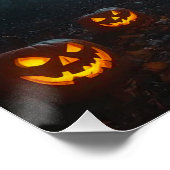 Spooky Night beroemd gemaakt door Jack-o'-Lanterns Perfect Poster (Hoek)