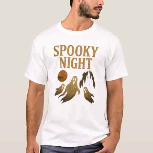 Spooky Night Halloween Classic Gothic Aesthetic T-shirt (Voorkant)