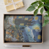 Spooky Night-Halloween spookachtige schedel spookh Tissuepapier (Geschenk)