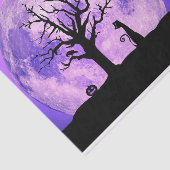  Spooky Night Sky Black Cat Halloween  Tissuepapier (Detail)