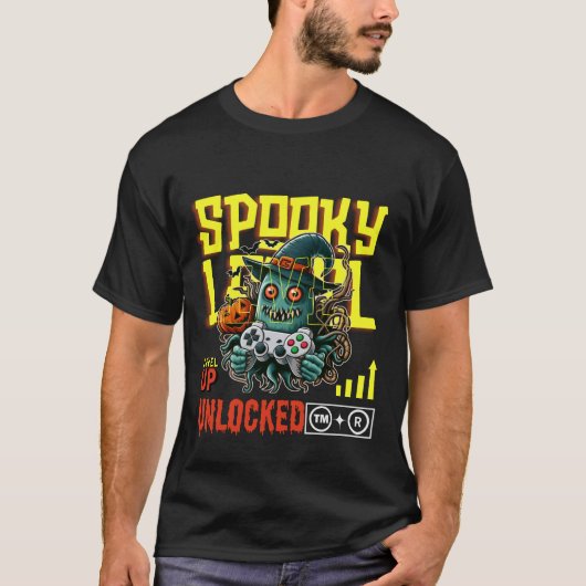 Spooky-niveau T-shirt (Voorkant)