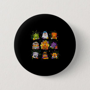 Spooky Nuggets Meal Bucket Halloween Chicken Nugge Ronde Button 5,7 Cm