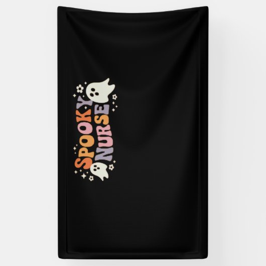 Spooky Nurse Classic T-shirt Spandoek (Verticaal)