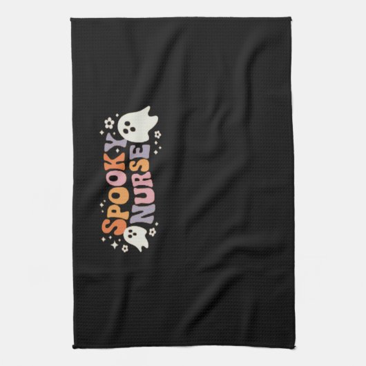 Spooky Nurse Classic T-shirt Theedoek (Verticaal)