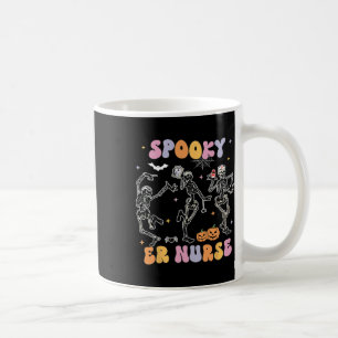 Spooky Nurse Ghost Halloween Schattigee Groovy Nur Koffiemok