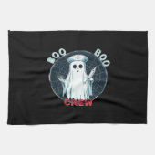 Spooky Nurse Ghost Haunted Hospital Crew Ghostly N Theedoek (Horizontaal)