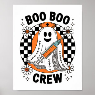 Spooky Nurse Halloween Schattigee Kant Ghost Boo B Poster