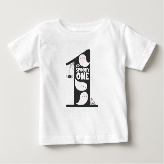 Spooky One 1e Verjaardag Baby Shirt