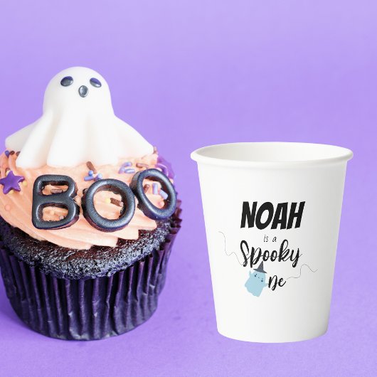 Spooky One | 1e verjaardag Cups | Blue Ghost Papieren Bekers