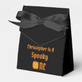 Spooky One 1st Birthday Bedankdoosjes (Voorkant Zijde)