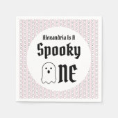 Spooky One 1st Birthday Servet (Voorkant)