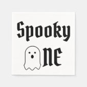 Spooky One 1st Birthday Servet (Voorkant)