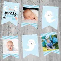 Spooky One Blue Eerste Verjaardag