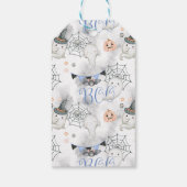 Spooky One Boy's Eerste Verjaardagsgunst Cadeaulabel (Achterkant)