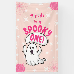 Spooky One Cute Funny Halloween Ghost 1st Birthday Spandoek