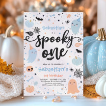 Spooky One Cute Halloween Ghost 1e verjaardag